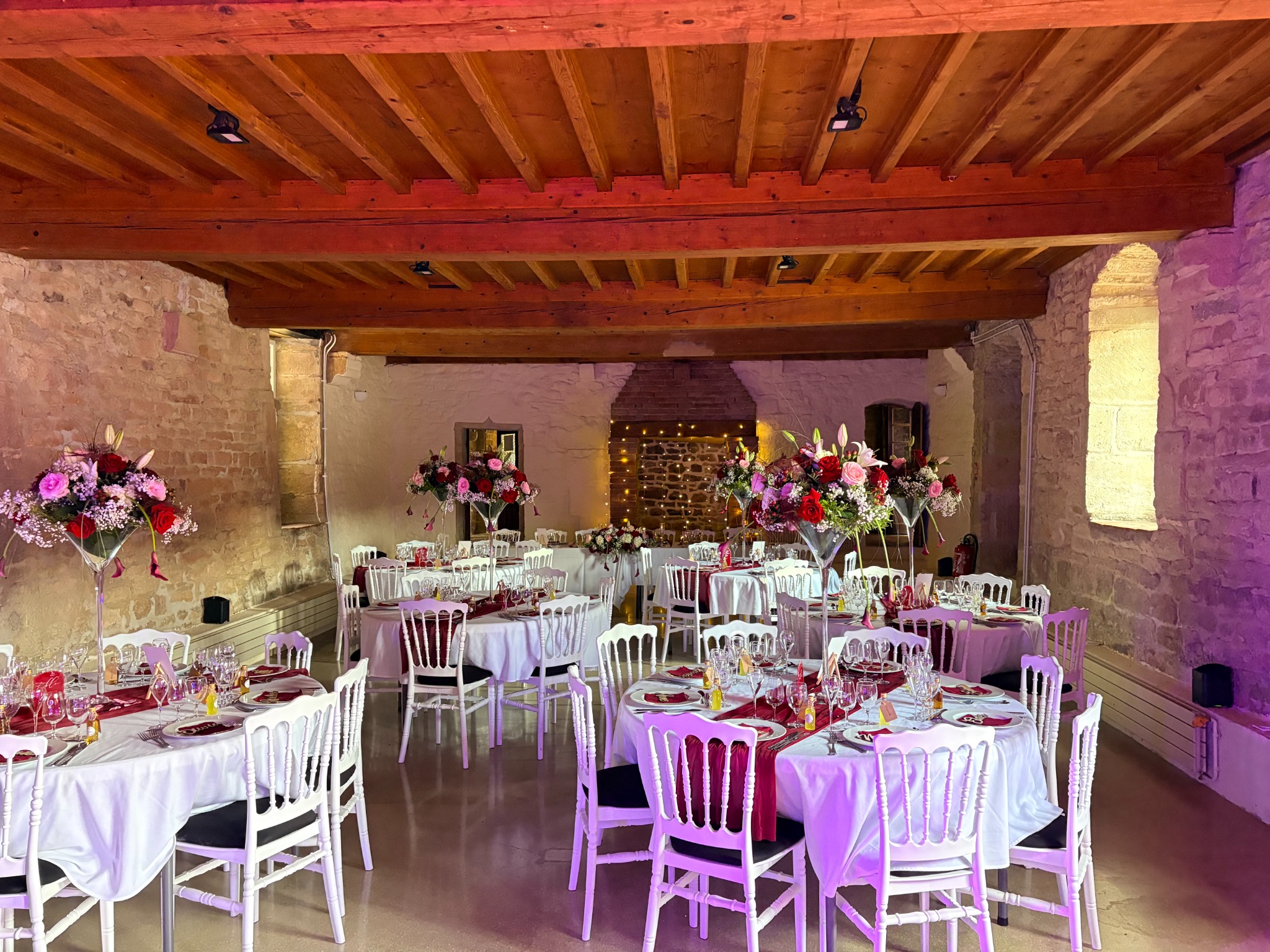 Salle de réception de mariage
